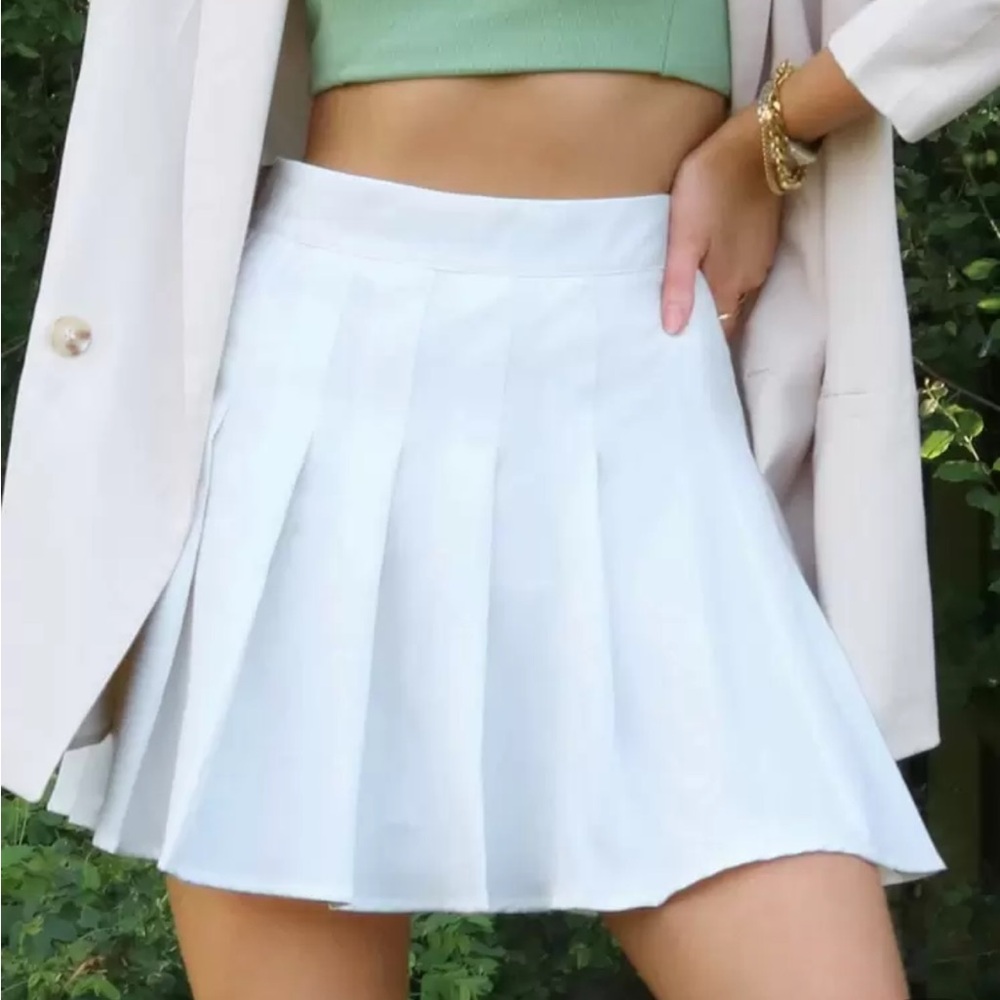 White Tennis Skirt